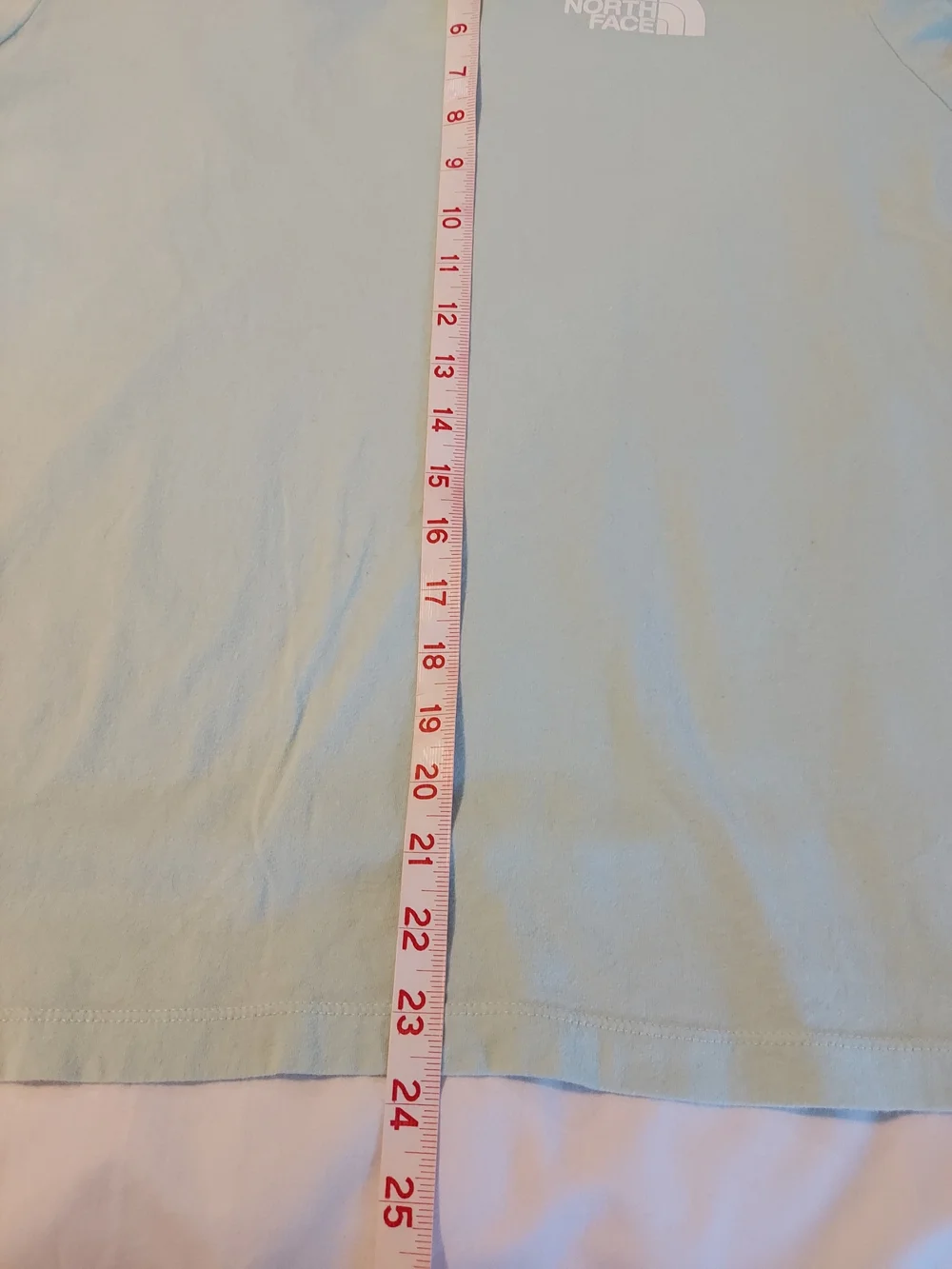 The North Face Mint Green Long Sleeve Graphic Tee Crewneck Large